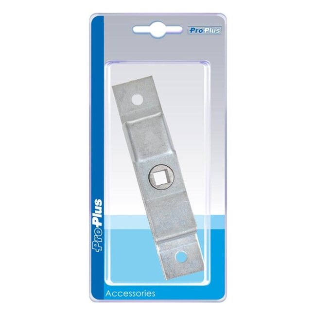 ProPlus Groot bakslot voor op- en inbouw - 125 x 25 x 12 mm - verzinkt - met veermechaniek