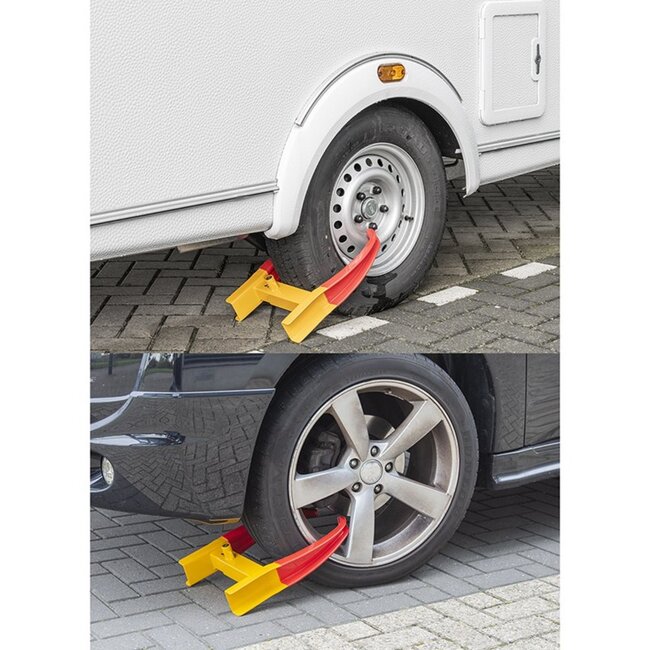 ProPlus XL wielklem - Maximale bandbreedte 325 mm - Inclusief 3 sleutels - Rood/Geel