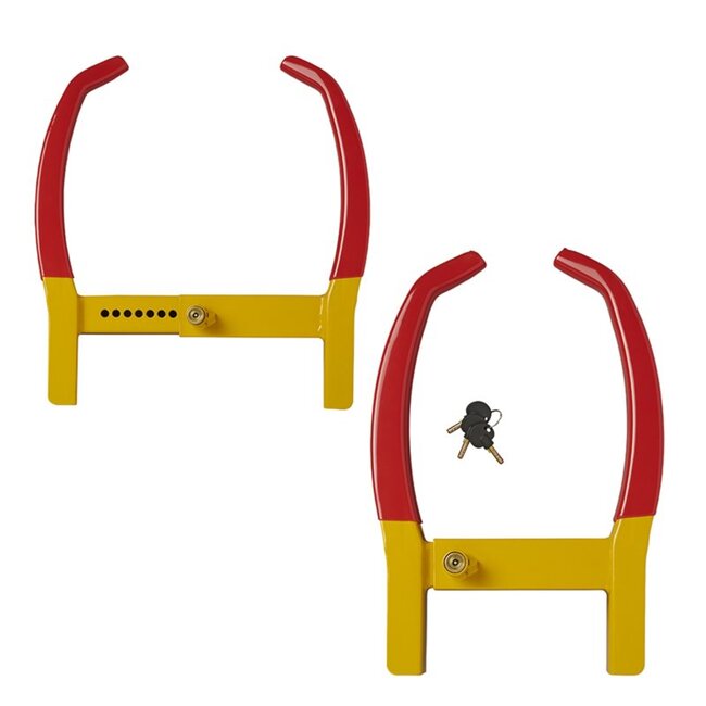 ProPlus XL wielklem - Maximale bandbreedte 325 mm - Inclusief 3 sleutels - Rood/Geel