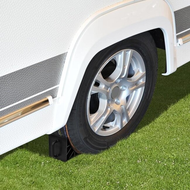 ProPlus Wielkeg met handvat - kunststof - extra profiel - zwart - 2 stuks