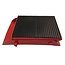 ProPlus Inklapbare wielkeg - metaal - compact - rood - 130 x 90 x 80 mm