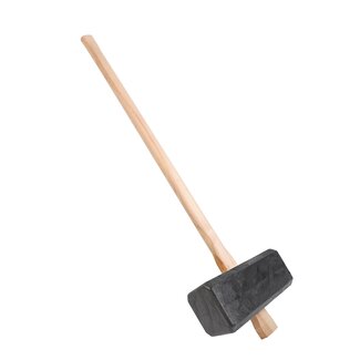 Talen Tools Tuinhamer - Kunststof Hamerkop - 90 cm Houten Steel