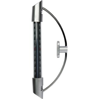 Talen Tools Raamthermometer met Metal Look - 23 cm - Kunststof