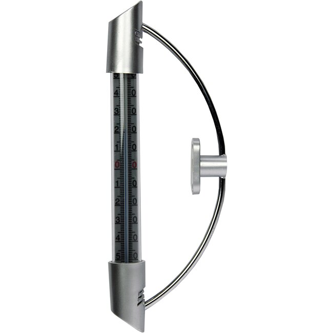 Talen Tools Raamthermometer met Metal Look - 23 cm - Kunststof