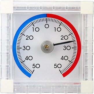 Talen Tools Zelfklevende Raamthermometer - Compact en Weerbestendig