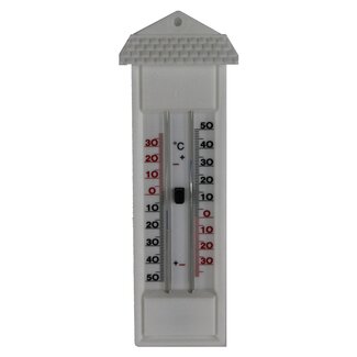 Talen Tools Min/Max Buitenthermometer - Wit Kunststof - 22,5 cm
