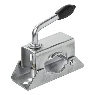 ProPlus Klem voor neuswielen of steunpoten - gegalvaniseerd staal - traploos instelbaar - Ø 35 mm ProPlus Klem voor neuswielen of steunpoten - gegalvaniseerd staal - traploos instelbaar - Ø 35 mm