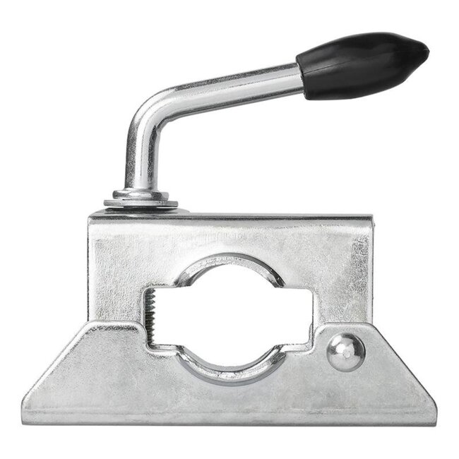 ProPlus Klem voor neuswielen of steunpoten - gegalvaniseerd staal - traploos instelbaar - Ø 35 mm