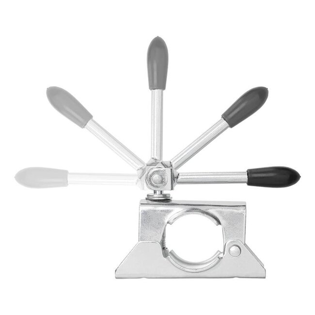 ProPlus Klem voor neuswielen of steunpoten - kantelbare hendel - Ø 48 mm - gegalvaniseerd staal