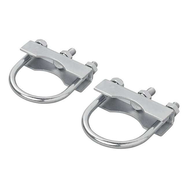 ProPlus U-beugel voor neuswielklem - staal - zilver - 60/70 mm - set van 2