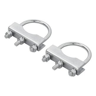 ProPlus U-beugel voor neuswielklem - staal - zilver - 60/70 mm - set van 2 ProPlus U-beugel voor neuswielklem - staal - zilver - 60/70 mm - set van 2