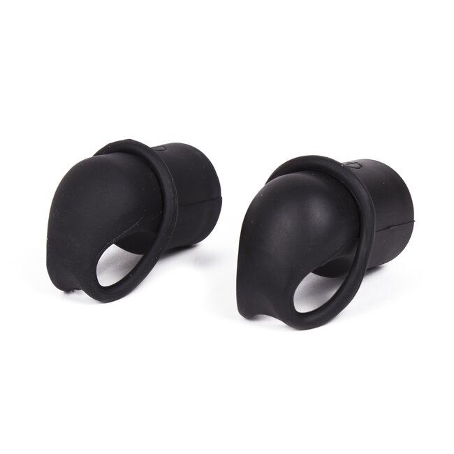 Benson LED fietslamp set - waterdicht silicone - rood/wit - 2 stuks