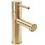 REA Wastafelkraan - Laag Model - Mat Goud - Eengreeps - Messing - 180 mm