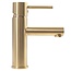 REA Wastafelkraan - Laag Model - Mat Goud - Eengreeps - Messing - 180 mm