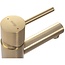 REA Wastafelkraan - Laag Model - Mat Goud - Eengreeps - Messing - 180 mm