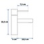 REA Wastafelkraan - Laag Model - Mat Goud - Eengreeps - Messing - 180 mm