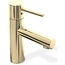 REA Lage wastafelkraan - glanzend goud - eengreeps - messing - 180 mm hoog