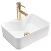REA Kelly Mini Opzetwastafel - Waskom - 41 x 31 x 13 cm - Glans Wit REA Kelly Mini Opzetwastafel - Waskom - 41 x 31 x 13 cm - Glans Wit