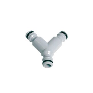 Talen Tools Y-Vertakking met Nippels - PVC - Voor Tuinslangen en Kranen