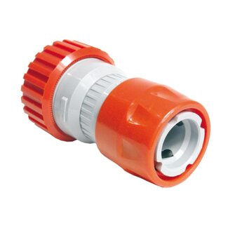 Talen Tools Snelkoppeling met Stop - Voor Tuinslang Ø 18-23 mm