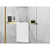 REA Inkortbare Handdoekrek - Planchet 120 cm t.b.v. Douchewand - Glans Goud REA Inkortbare Handdoekrek - Planchet 120 cm t.b.v. Douchewand - Glans Goud