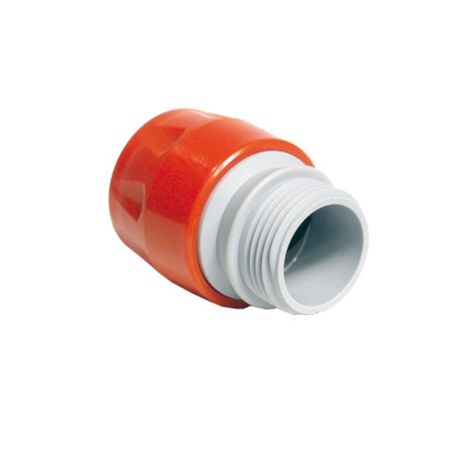 Talen Tools Kunststof snelkoppeling 3/4" met uitwendige draad voor kraan en slanghouder