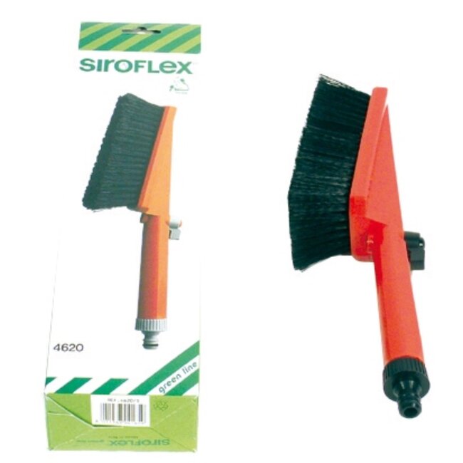 Talen Tools Auto - Wasborstel met Kraan en Nippel – PVC Borstel voor Grondige Reiniging