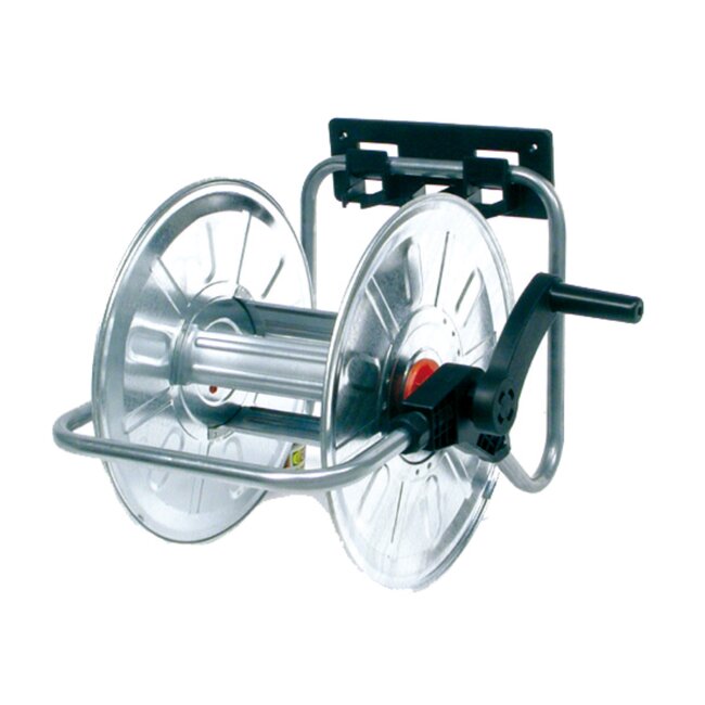 Talen Tools Draagbare Muurhaspel 25 Meter Verzinkt – Voor 1/2" en 5/8" Tuinslangen