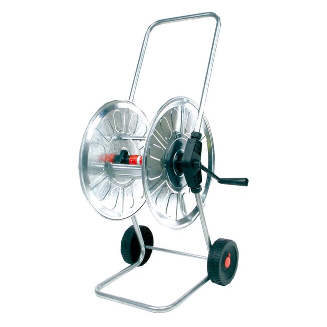 Talen Tools Verzinkte Haspel – Geschikt voor 60 Meter 1/2", 50 Meter 5/8" of 25 Meter 3/4" Tuinslangen