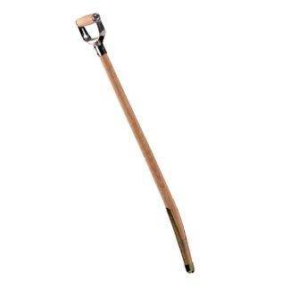 Talen Tools D-steel 85 cm met Bus - Duurzaam Gewaxt Essenhout - Gebogen - D-greep