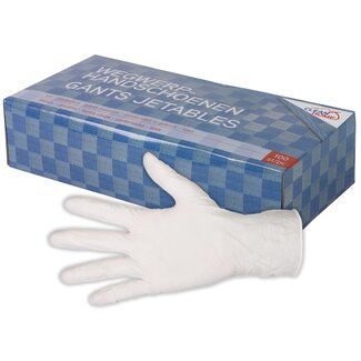 Talen Tools Latex Wegwerphandschoenen - 100 Stuks - One Size