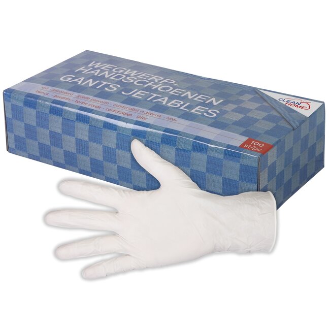 Talen Tools Latex Wegwerphandschoenen - 100 Stuks - One Size