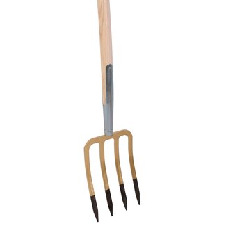 Talen Tools Spitvork Compleet – 4 Tands – 85 cm – Essenhout – Voor Zware Grond
