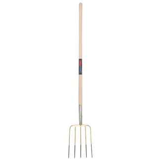 Talen Tools Robuuste 5-tands mestvork - Stiftverbinding, 130cm steel