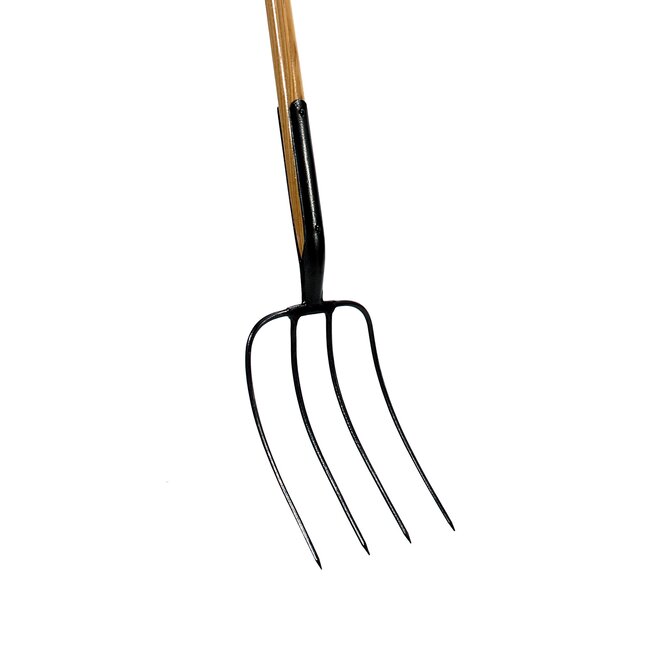 Talen Tools Mestvork 4-tands met vaste veer - 85cm steel voor mest en tuinafval