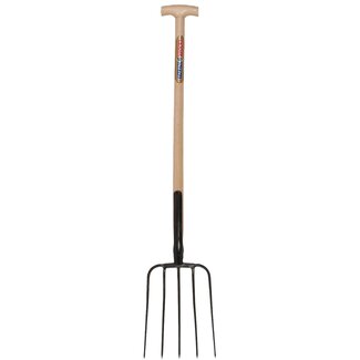 Talen Tools Mestvork – 5 Tanden – 85 cm Steel – Met Vaste Veer