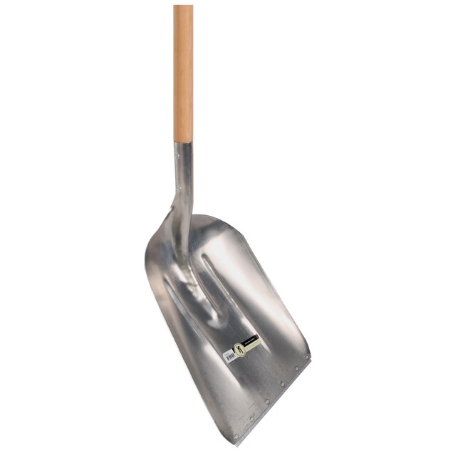 Talen Tools Aluminium Schop – Karlstad – Met Slijtstrip en Houten Steel – 85 cm