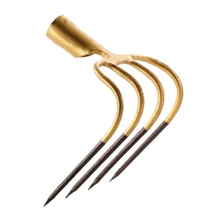Talen Tools Mesthaak 4 Tanden Los - Perfect voor Mest en Waterplanten - Robuust Staal