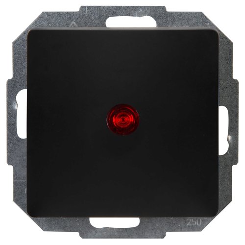 Kopp Paris Controle Schakelaar - 1-voudig - Mat Zwart - 250 Volt Kopp Paris Controle Schakelaar - 1-voudig - Mat Zwart - 250 Volt