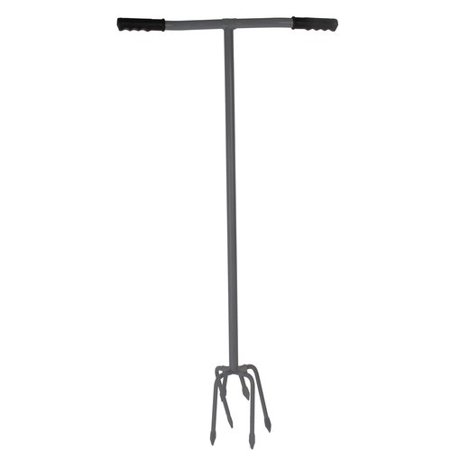 Talen Tools Grondwoeler - Rubberen Handvaten - 100 cm - Grijs Talen Tools Grondwoeler - Rubberen Handvaten - 100 cm - Grijs