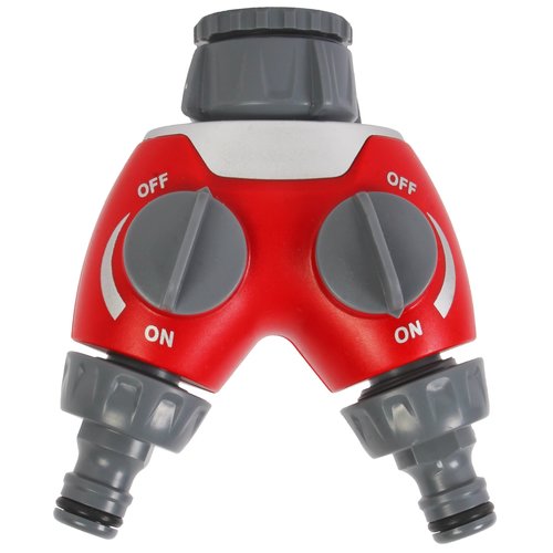 Talen Tools Universeel Toepasbare 2-Weg Waterverdeler Geschikt Voor 3/4'' Of 1'' Talen Tools Universeel Toepasbare 2-Weg Waterverdeler Geschikt Voor 3/4'' Of 1''