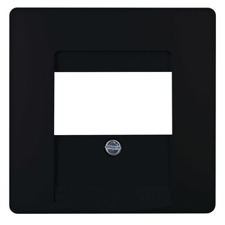 Kopp Paris USB Afdekplaat - 50 x 50 mm - Mat Zwart