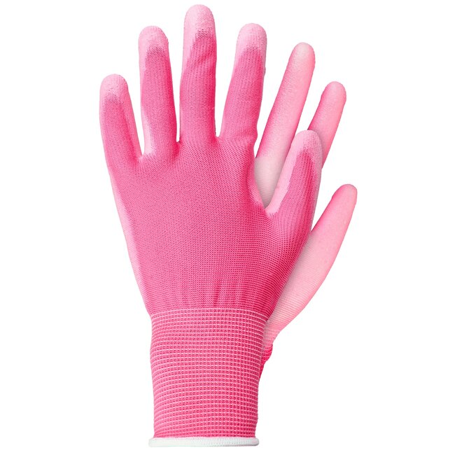 Talen Tools Werkhandschoenen Licht Polyester Roze - Maat L