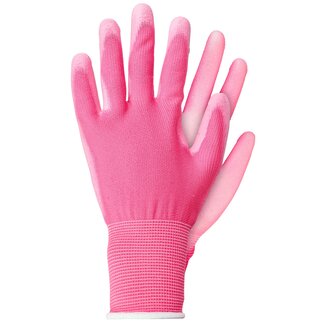 Talen Tools Werkhandschoenen Licht Polyester Roze - Maat S