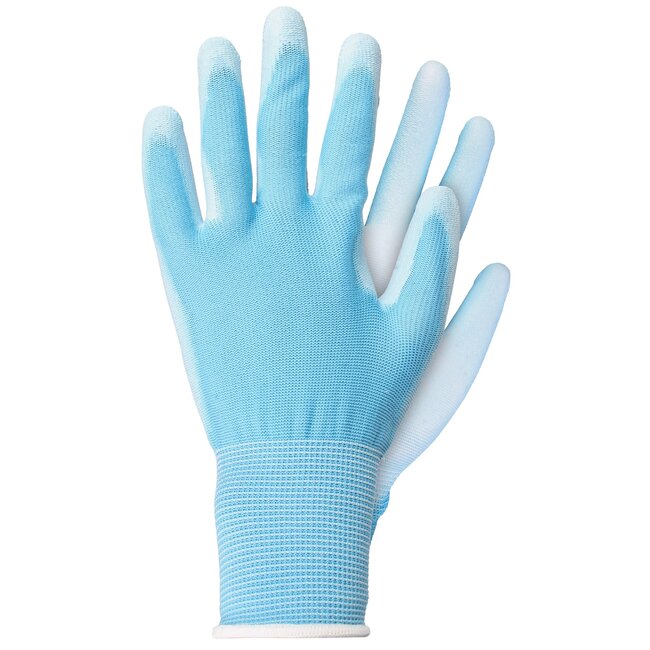 Talen Tools Werkhandschoenen Licht Polyester Blauw - Maat S