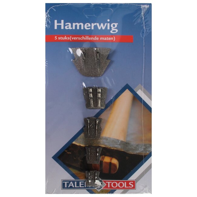 Talen Tools Hamerwiggen - 5 Stuks - Universeel en Verschillende Maten