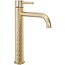 REA Hoog model wastafelkraan - glans goud - luxe uitstraling - messing - eengreeps - 280 mm hoogte