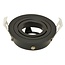 Nova Kantelbare ronde inbouwspot - mat zwart - Ø 90 mm - GU10 fitting - draaibaar tot 35°