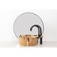 REA Hoog model wastafelkraan - mat zwart en glans goud - luxe en modern design