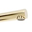 REA Hoog model wastafelkraan - glans goud - eengreeps - messing - 340 mm hoogte